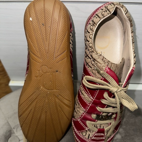 Christian Dior Rare Vintage Red Monogram sneakers - Picture 3 of 3